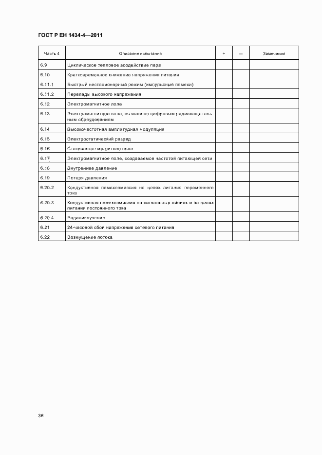 Страница 42 ГОСТ Р ЕН 1434-4-2011