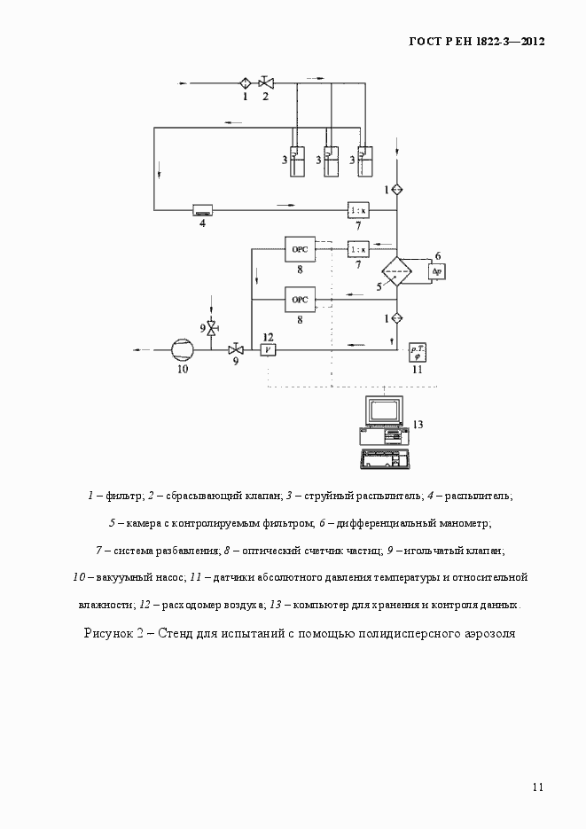 Страница 17 ГОСТ Р ЕН 1822-3-2012