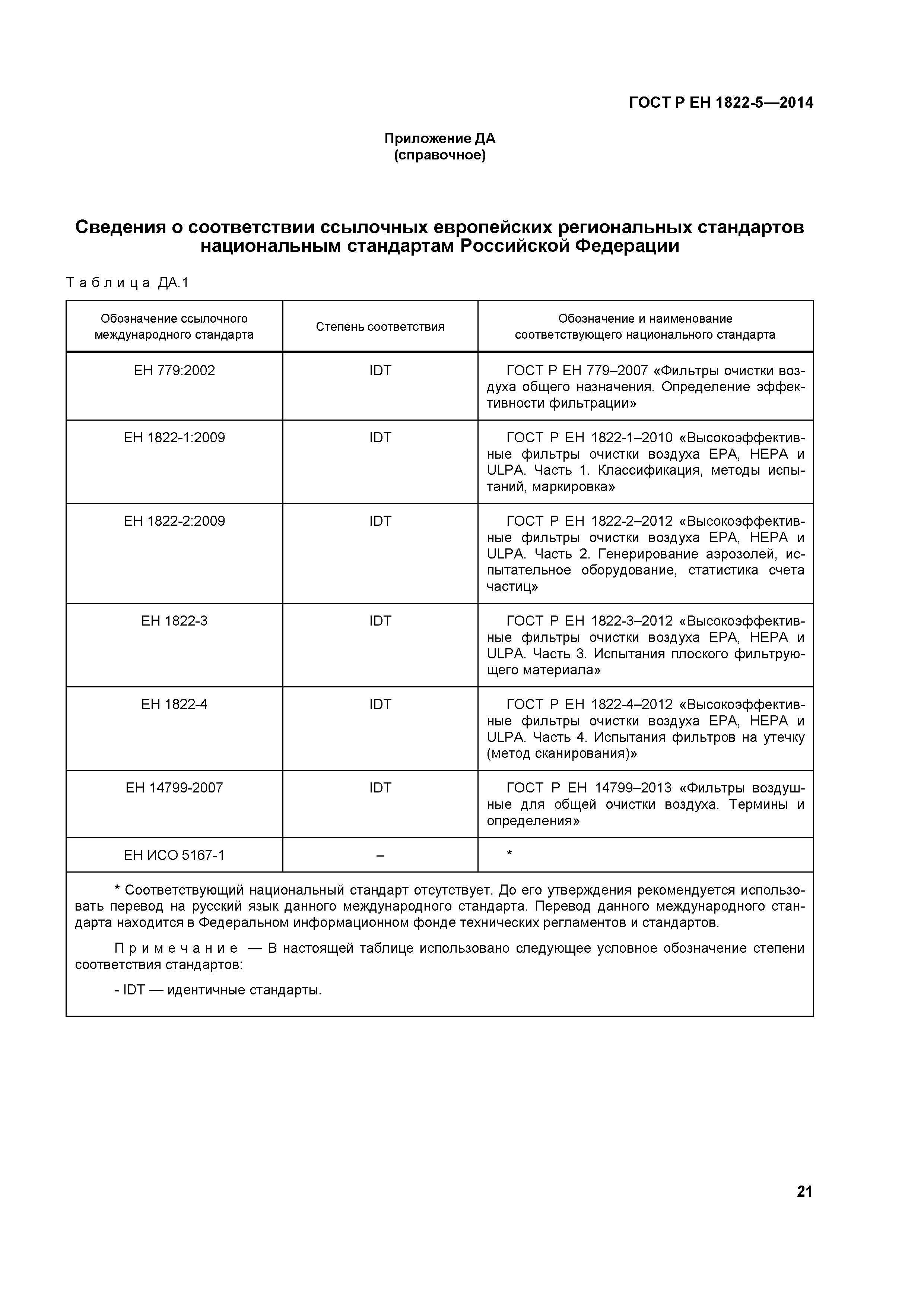 Страница 25 ГОСТ Р ЕН 1822-5-2014