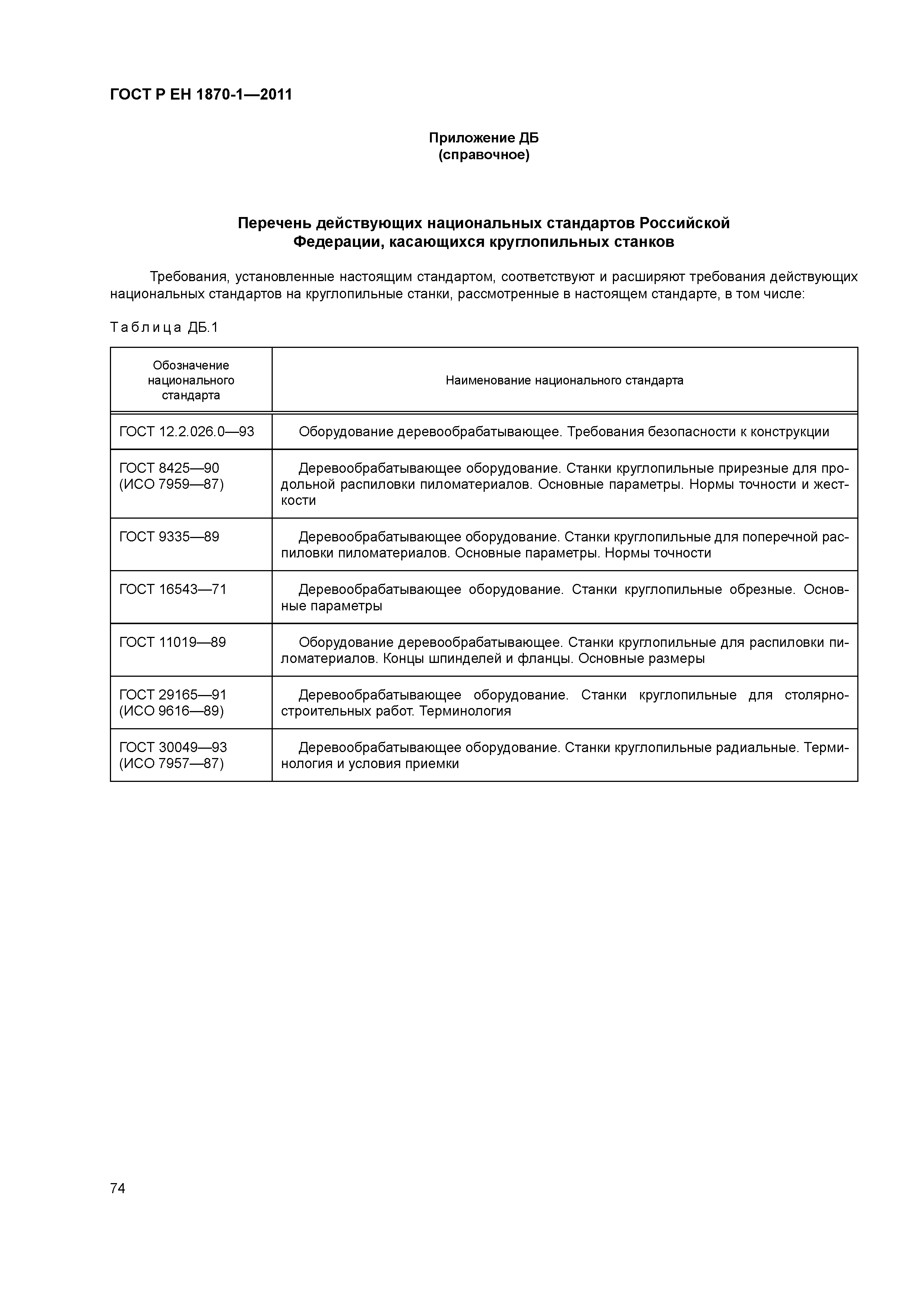 Страница 78 ГОСТ Р ЕН 1870-1-2011