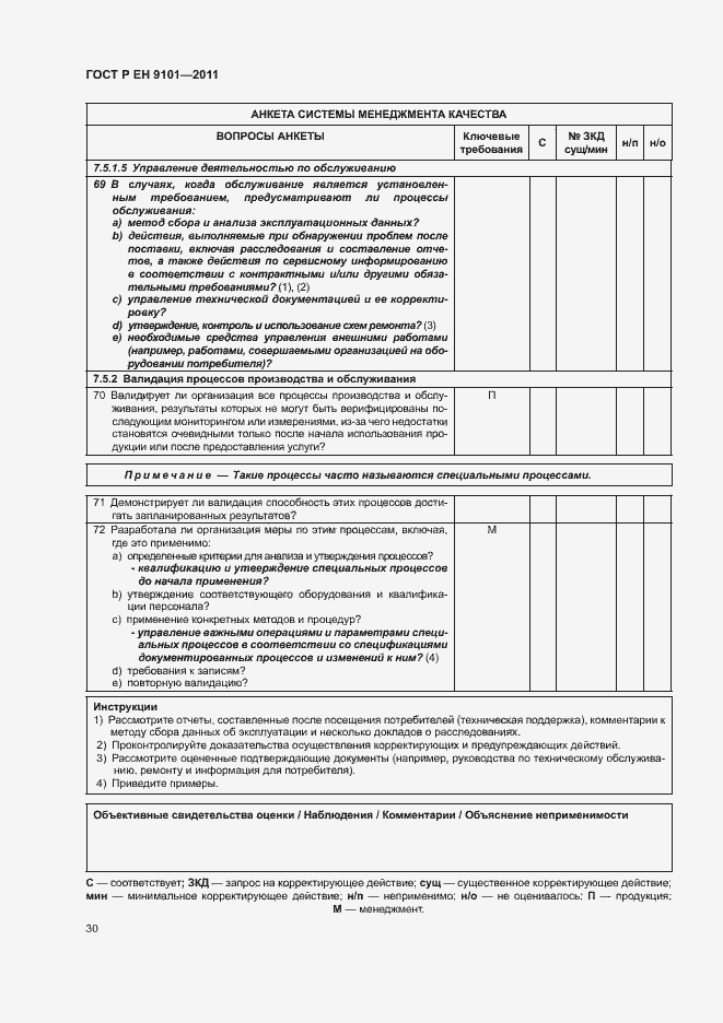 Страница 34 ГОСТ Р ЕН 9101-2011