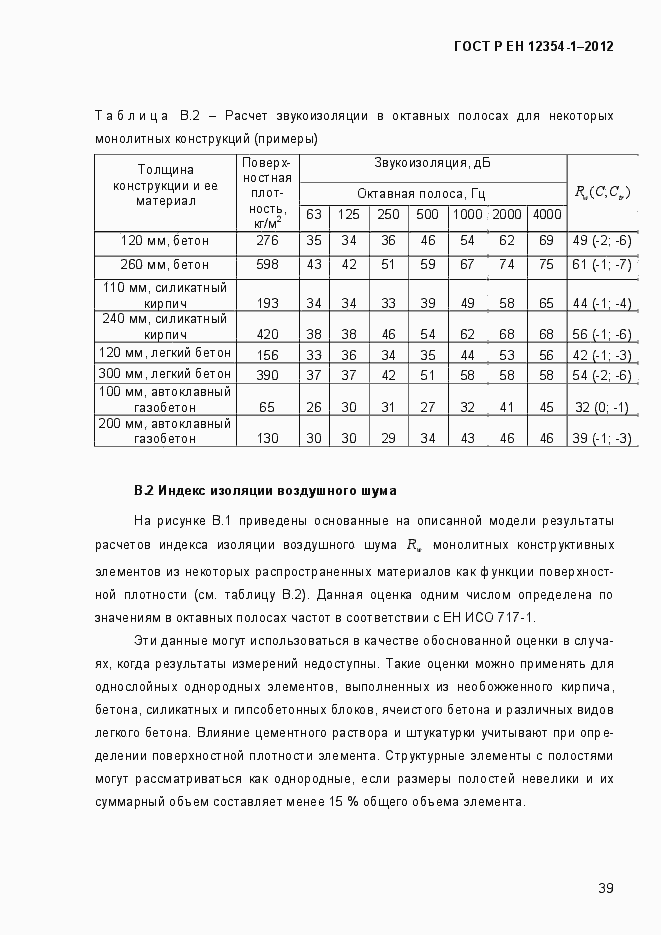 Страница 42 ГОСТ Р ЕН 12354-1-2012