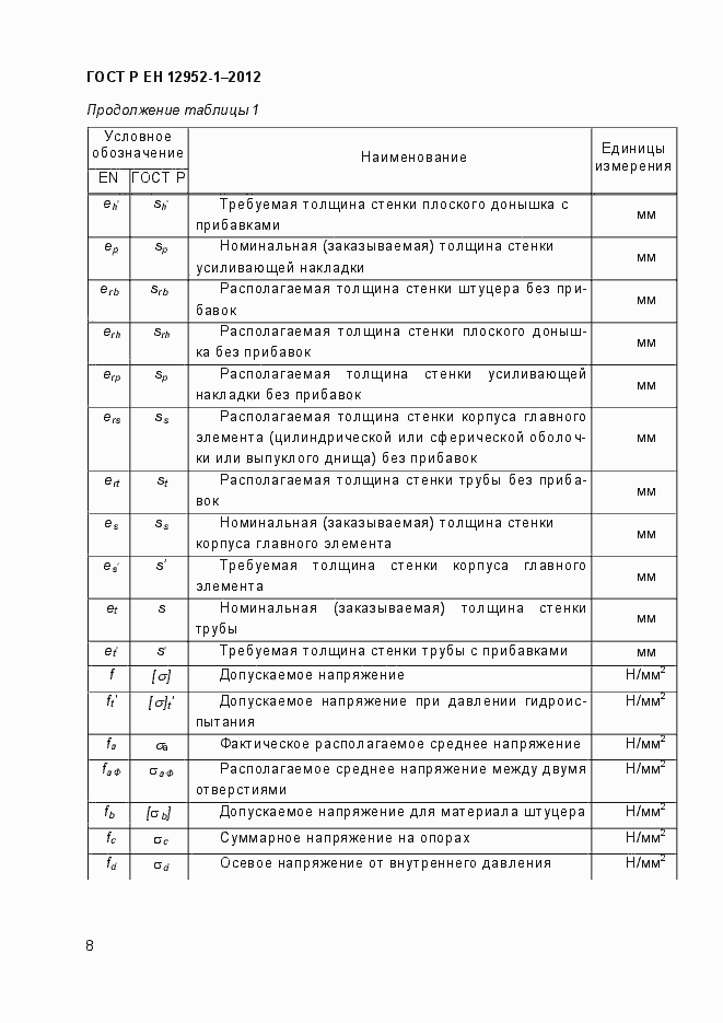 Страница 14 ГОСТ Р ЕН 12952-1-2012