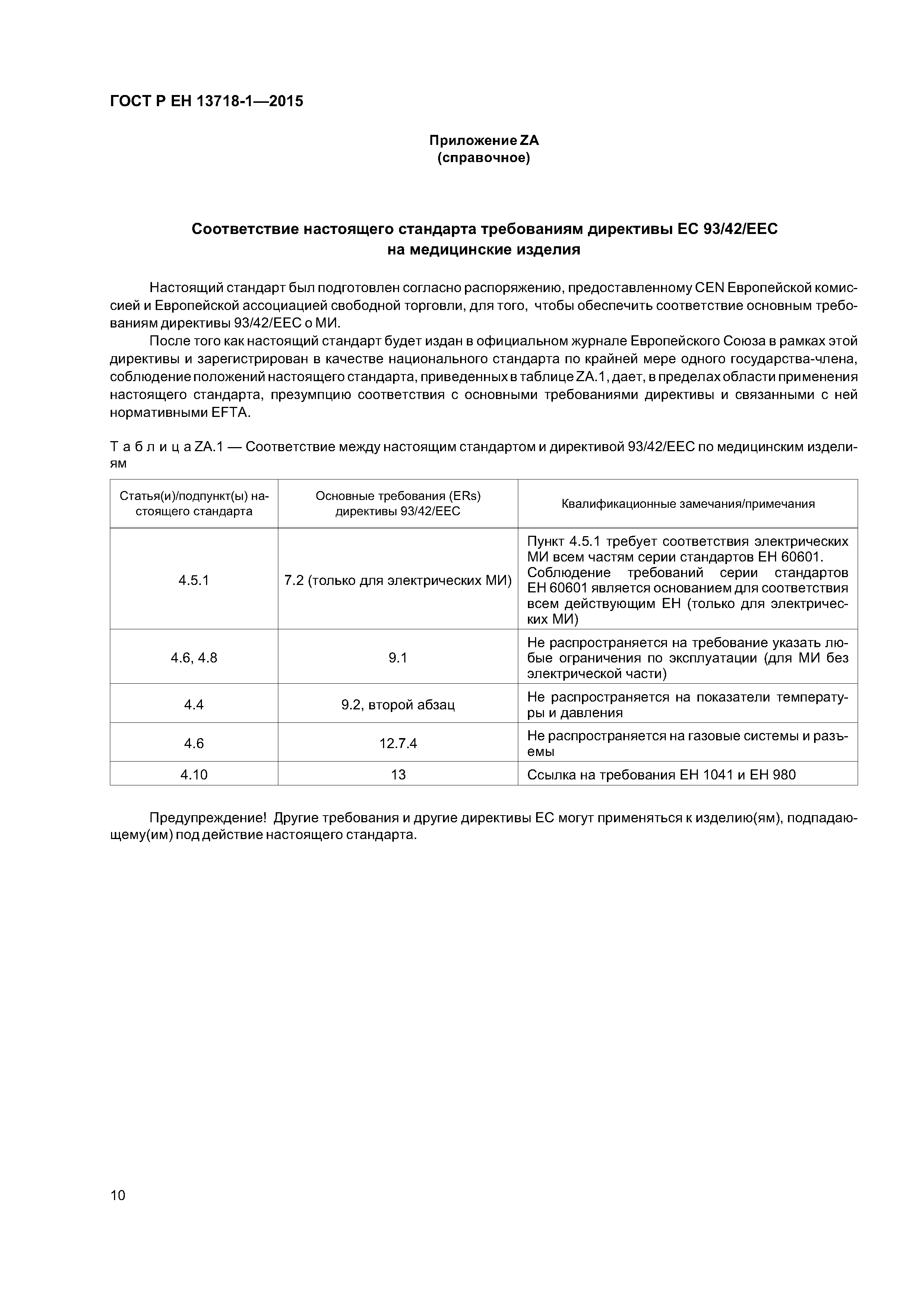 Страница 14 ГОСТ Р ЕН 13718-1-2015
