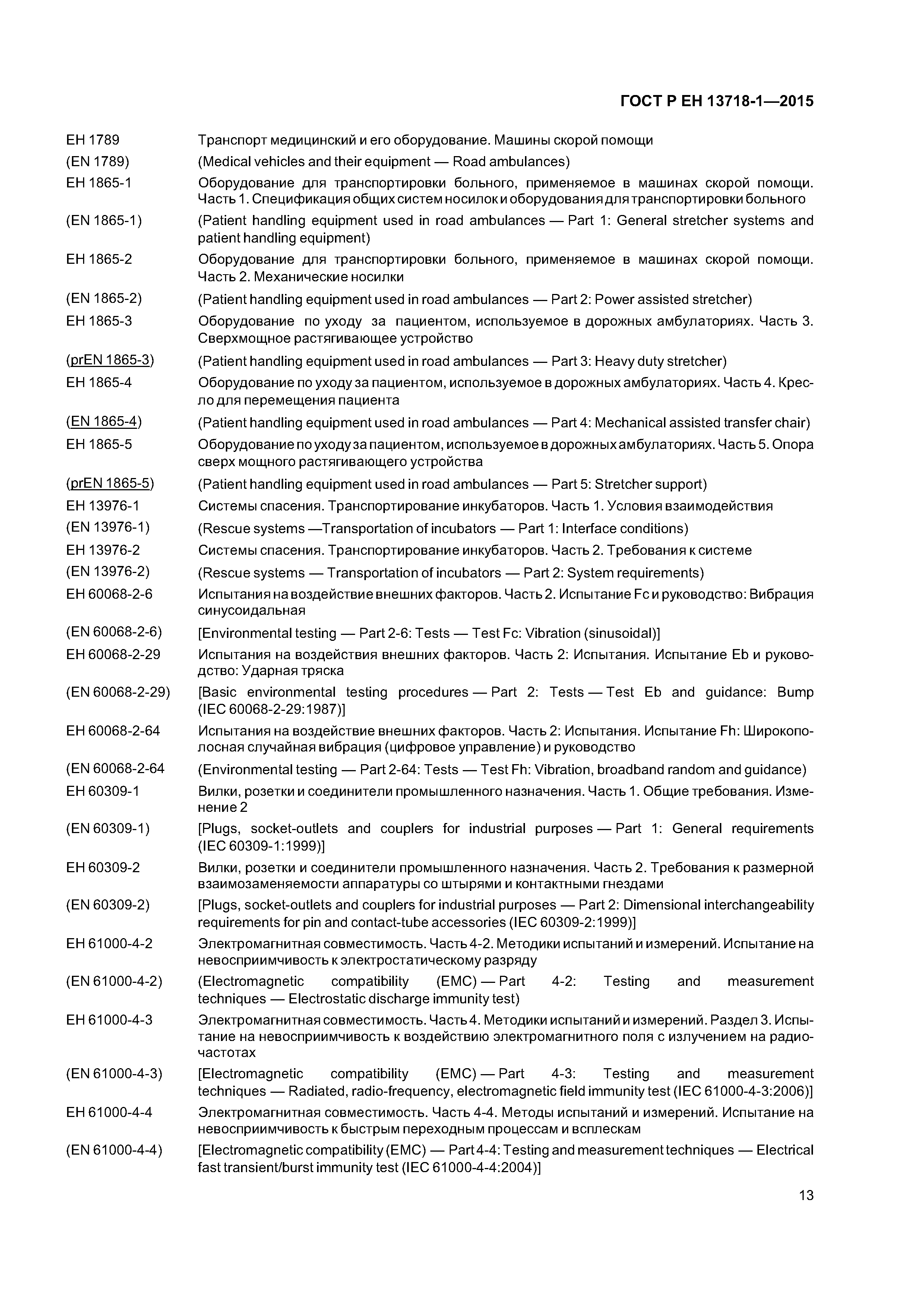 Страница 17 ГОСТ Р ЕН 13718-1-2015