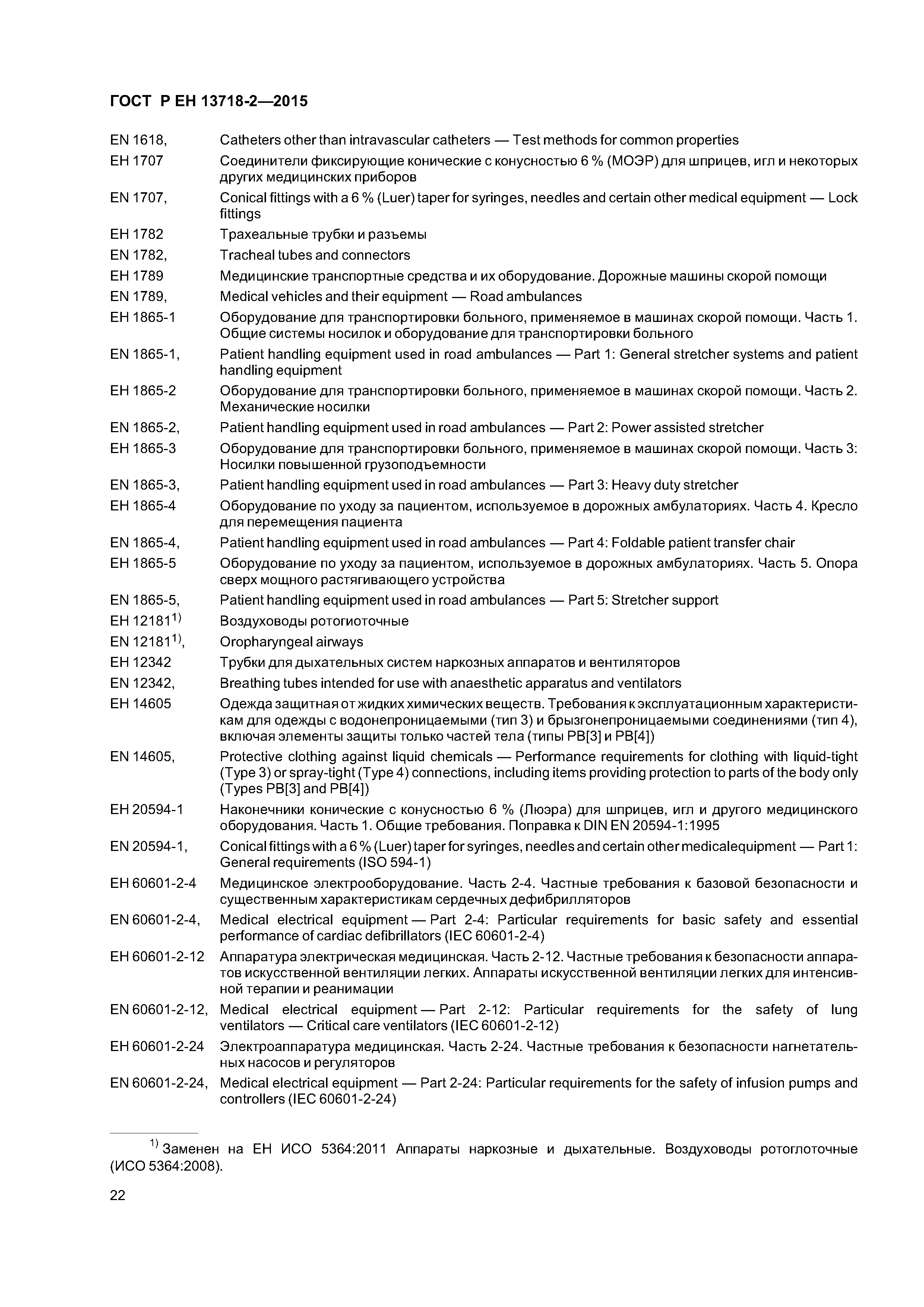 Страница 26 ГОСТ Р ЕН 13718-2-2015