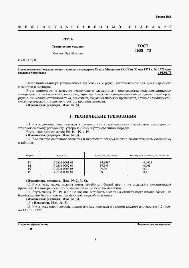 Страница 3 ГОСТ 4658-73