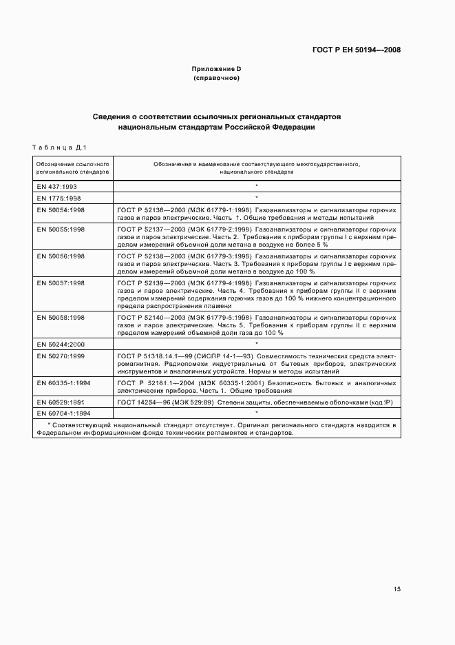 Страница 18 ГОСТ Р ЕН 50194-2008