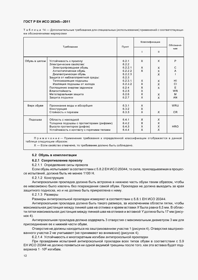 Страница 16 ГОСТ Р ЕН ИСО 20345-2011