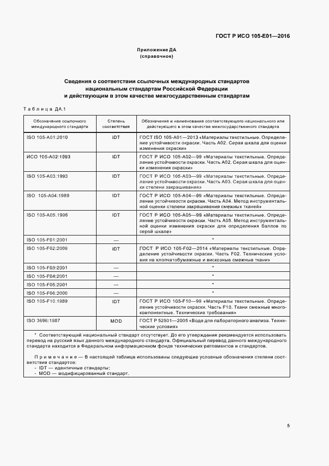 Страница 7 ГОСТ Р ИСО 105-E01-2016