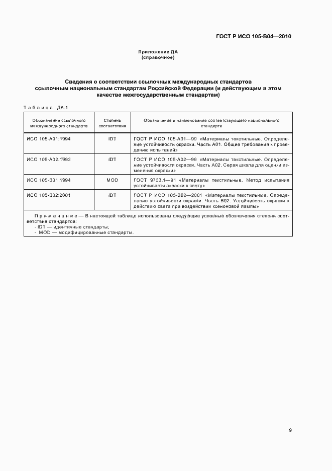 Страница 13 ГОСТ Р ИСО 105-B04-2010