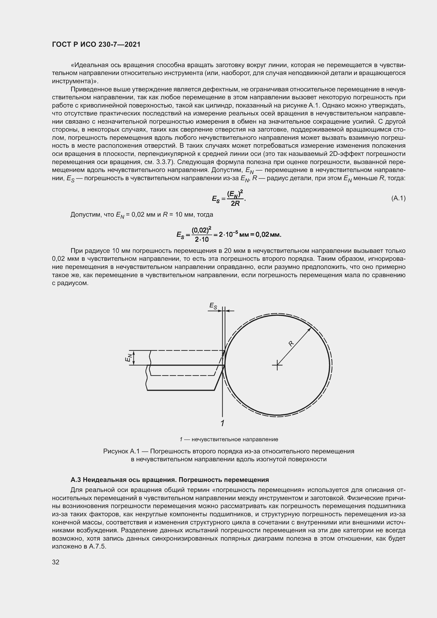 Страница 36 ГОСТ Р ИСО 230-7-2021