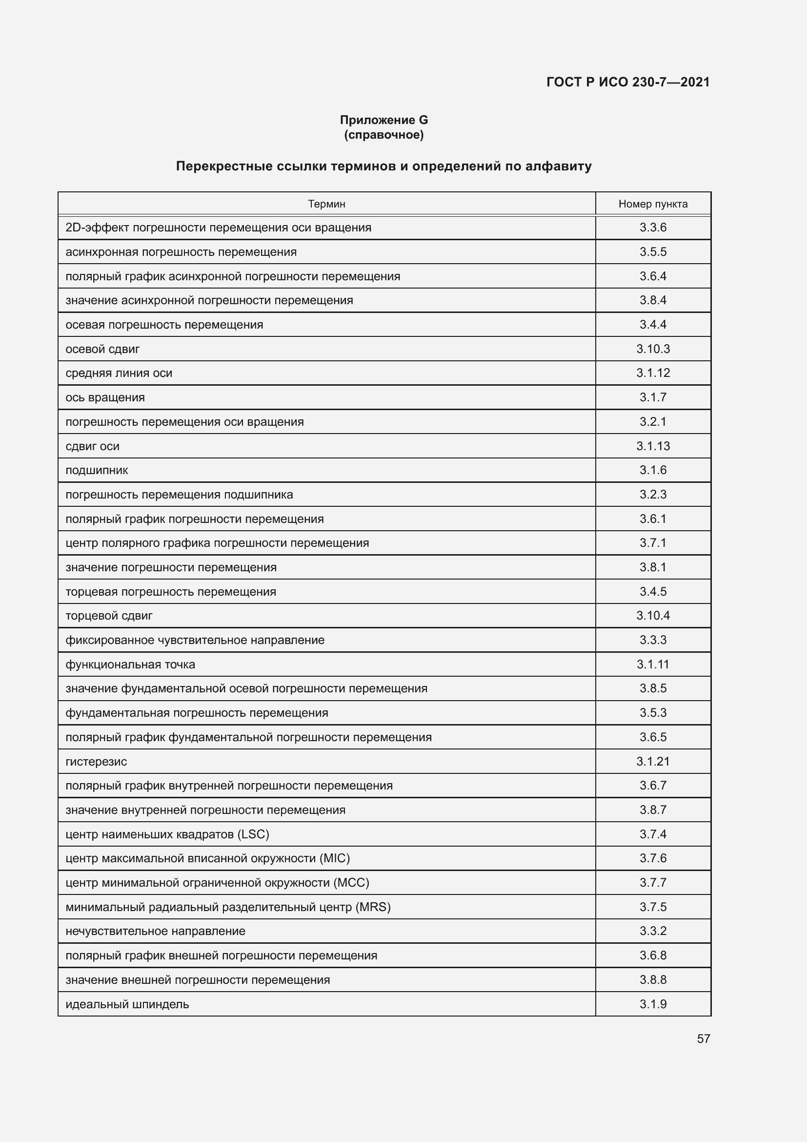 Страница 61 ГОСТ Р ИСО 230-7-2021