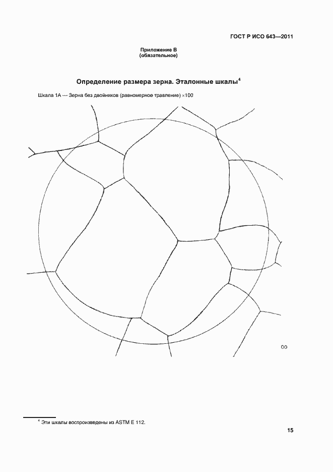 Страница 18 ГОСТ Р ИСО 643-2011