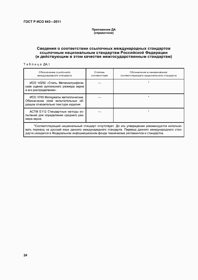 Страница 37 ГОСТ Р ИСО 643-2011