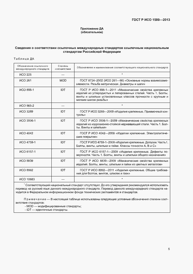 Страница 8 ГОСТ Р ИСО 1580-2013