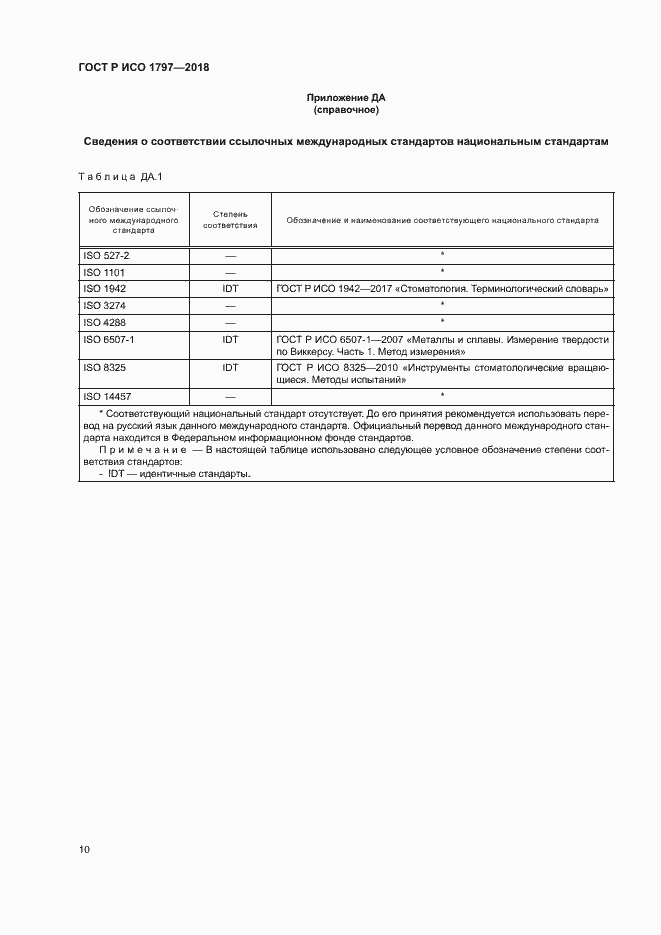 Страница 14 ГОСТ Р ИСО 1797-2018