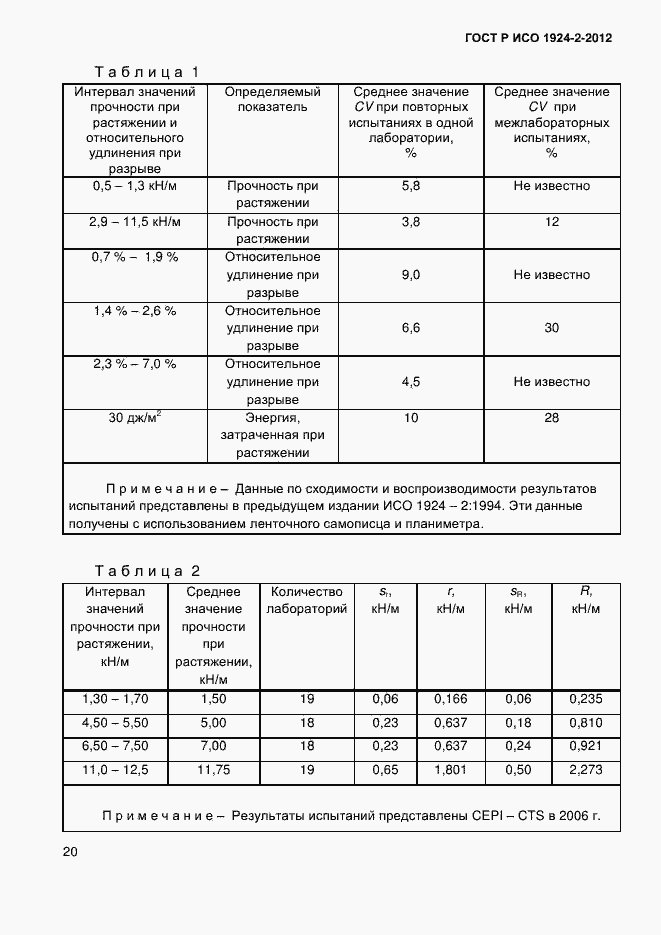 Страница 25 ГОСТ Р ИСО 1924-2-2012
