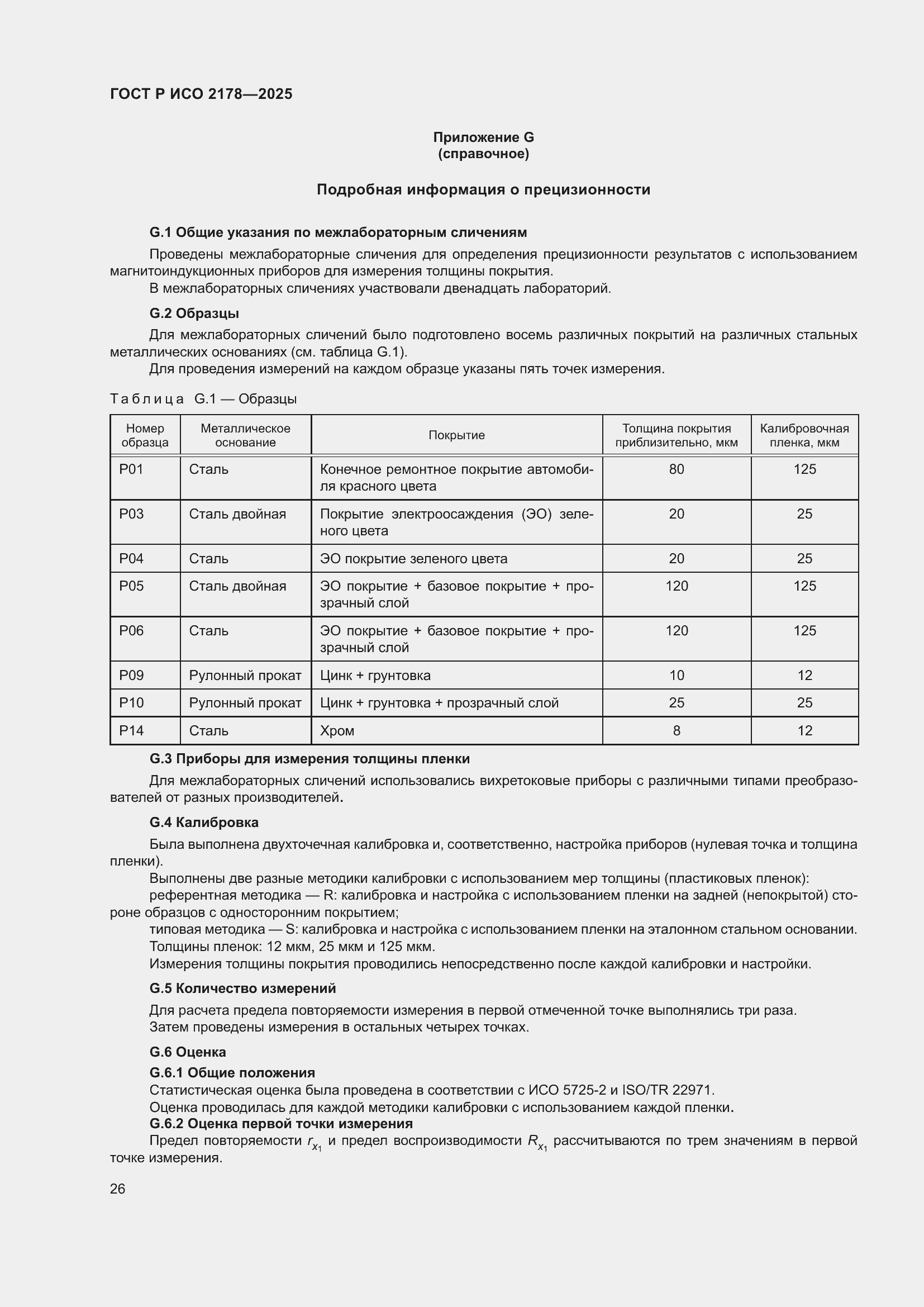 Страница 30 ГОСТ Р ИСО 2178-2025