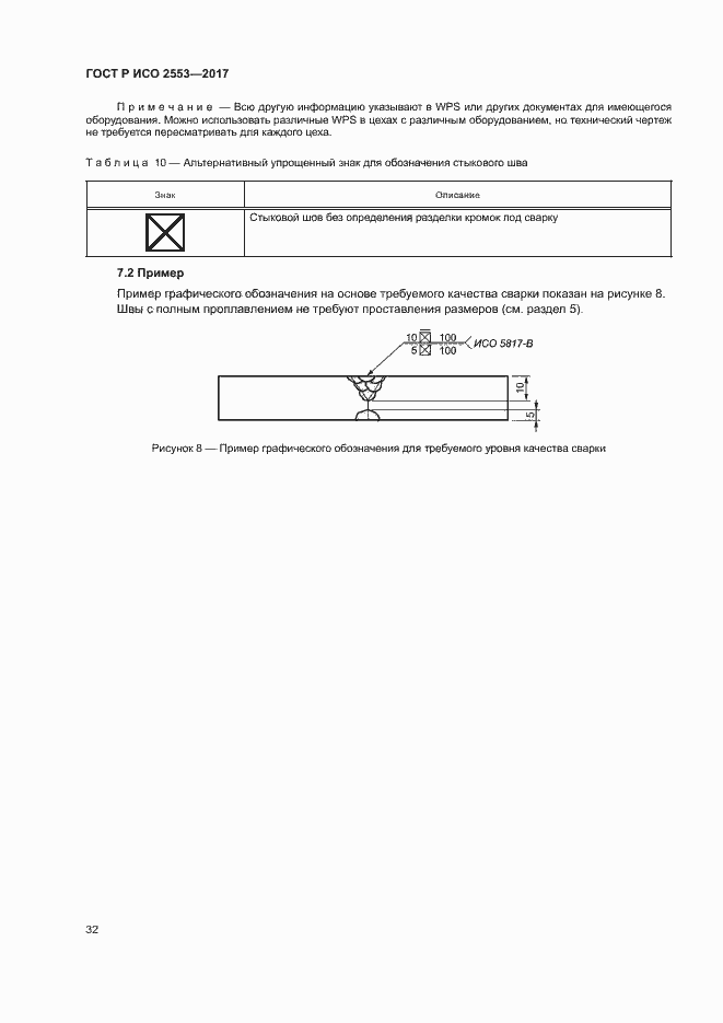 Страница 35 ГОСТ Р ИСО 2553-2017