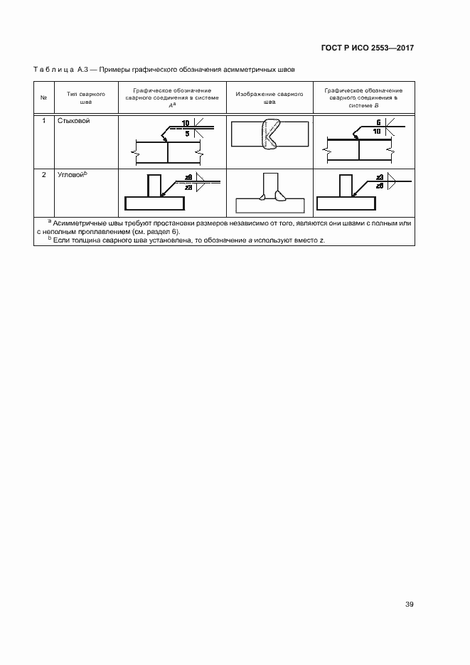 Страница 42 ГОСТ Р ИСО 2553-2017