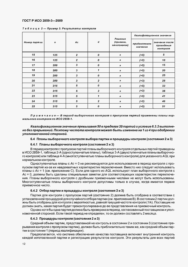 Страница 16 ГОСТ Р ИСО 2859-3-2009