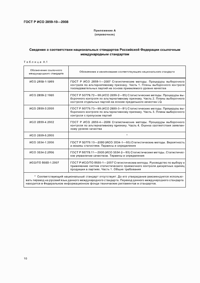 Страница 14 ГОСТ Р ИСО 2859-10-2008