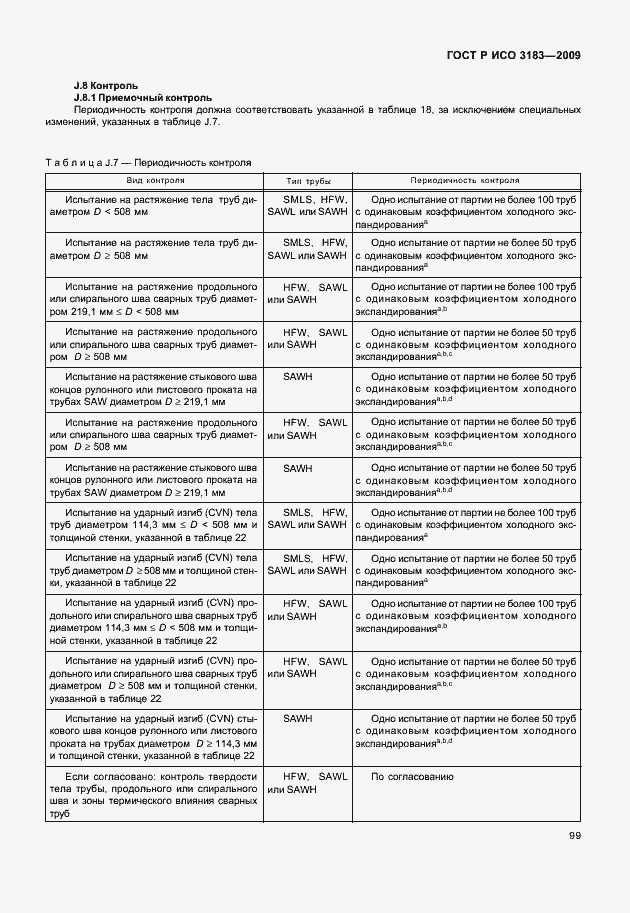 Страница 105 ГОСТ Р ИСО 3183-2009