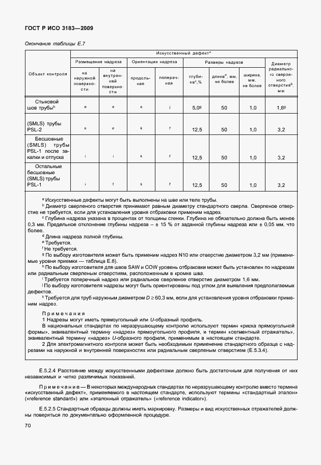 Страница 76 ГОСТ Р ИСО 3183-2009
