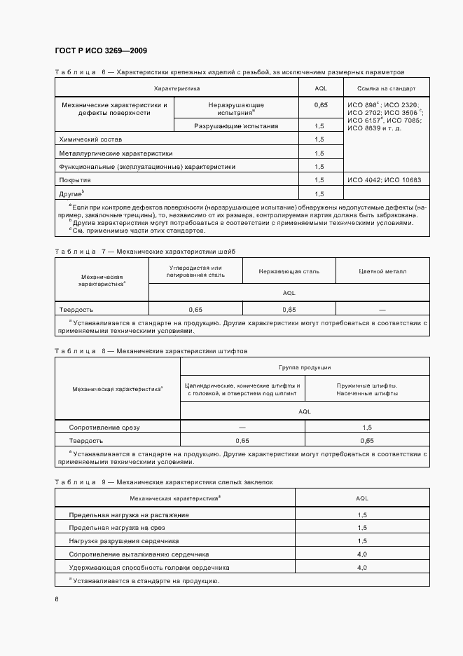 Страница 12 ГОСТ Р ИСО 3269-2009