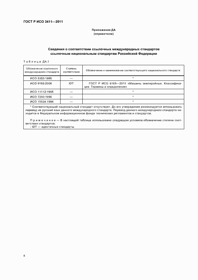 Страница 12 ГОСТ Р ИСО 3411-2011