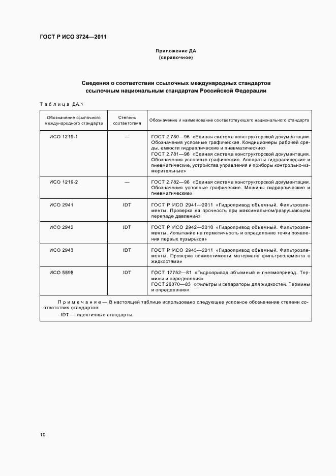 Страница 14 ГОСТ Р ИСО 3724-2011