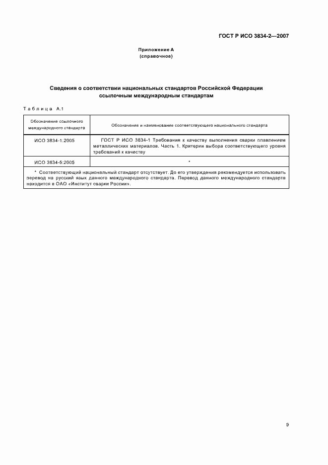 Страница 13 ГОСТ Р ИСО 3834-2-2007