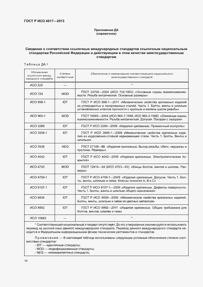 Страница 18 ГОСТ Р ИСО 4017-2013