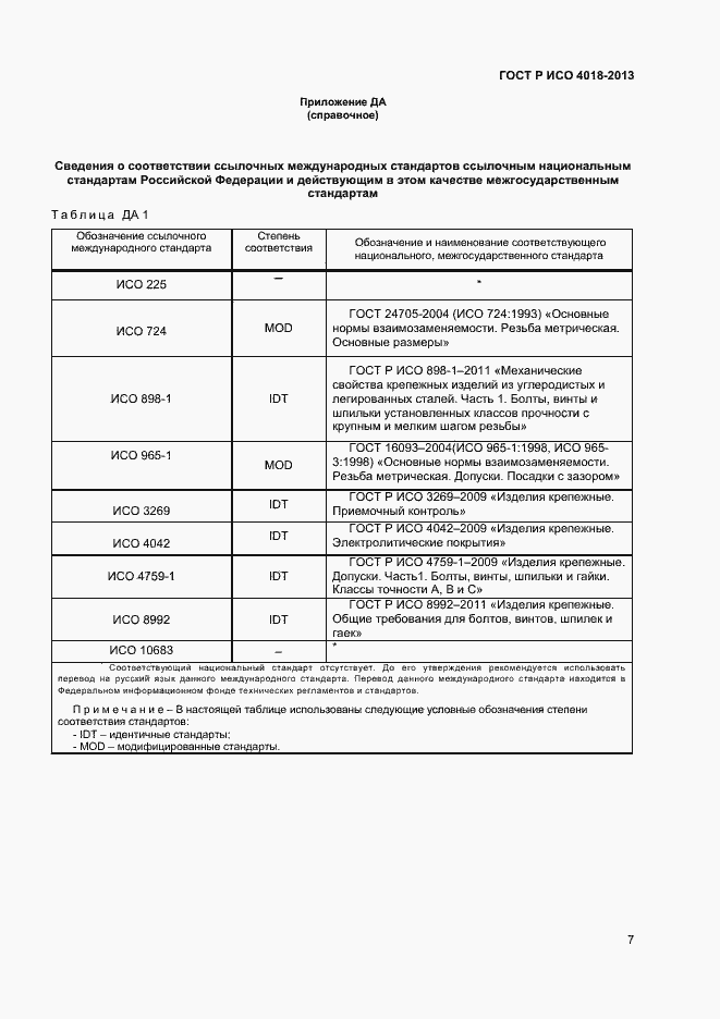 Страница 10 ГОСТ Р ИСО 4018-2013