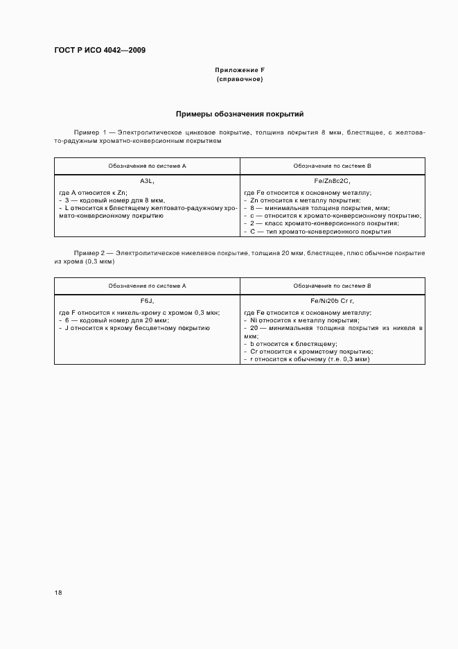 Страница 22 ГОСТ Р ИСО 4042-2009