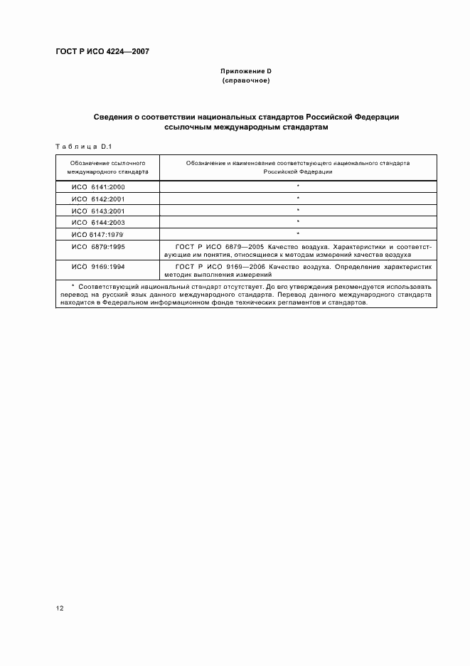 Страница 16 ГОСТ Р ИСО 4224-2007
