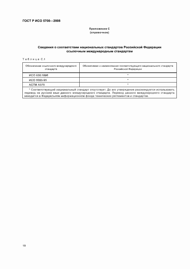 Страница 22 ГОСТ Р ИСО 5700-2008