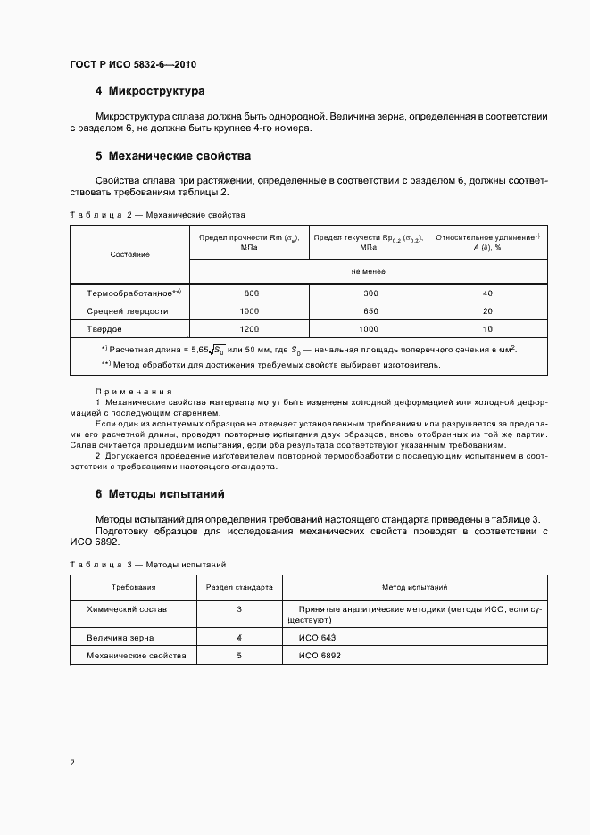 Страница 6 ГОСТ Р ИСО 5832-6-2010