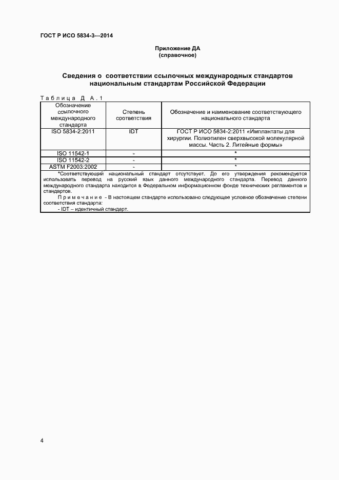 Страница 6 ГОСТ Р ИСО 5834-3-2014