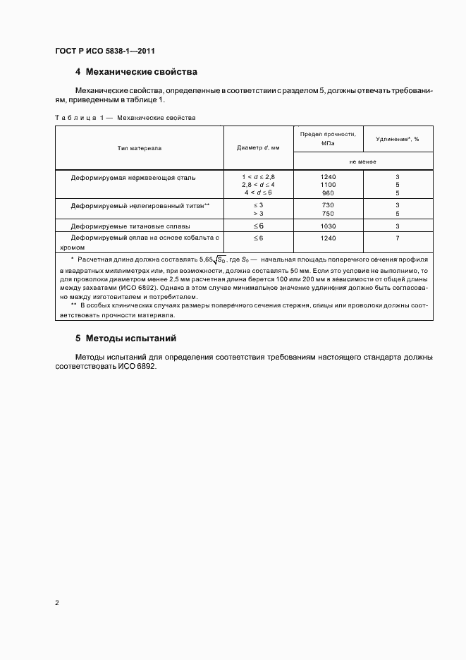 Страница 4 ГОСТ Р ИСО 5838-1-2011