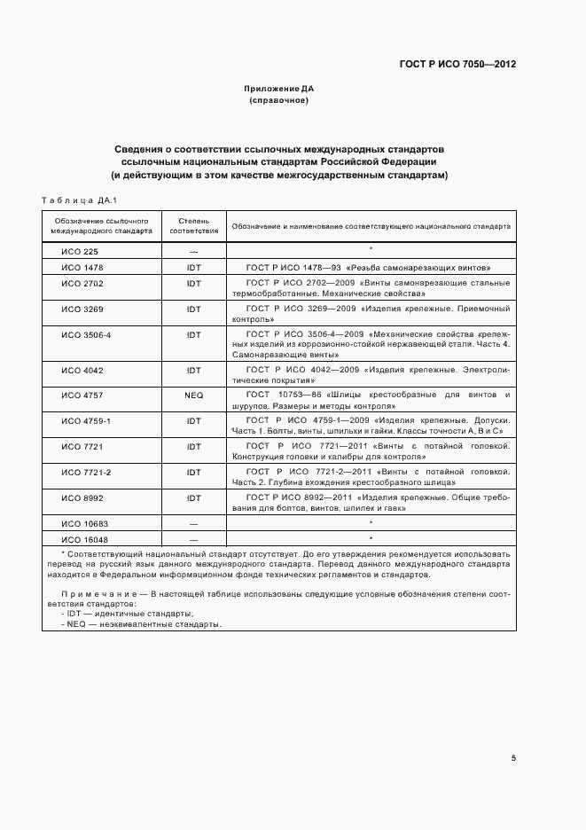 Страница 7 ГОСТ Р ИСО 7050-2012