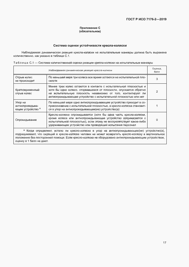 Страница 22 ГОСТ Р ИСО 7176-2-2019