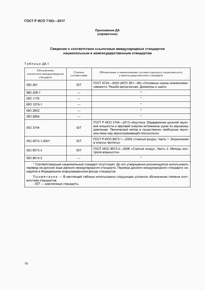 Страница 22 ГОСТ Р ИСО 7183-2017