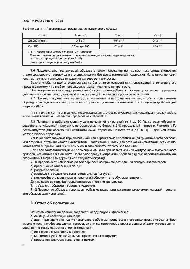 Страница 12 ГОСТ Р ИСО 7206-4-2005