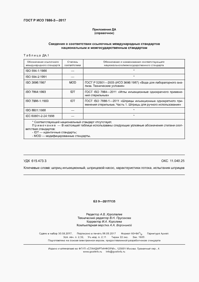 Страница 20 ГОСТ Р ИСО 7886-2-2017
