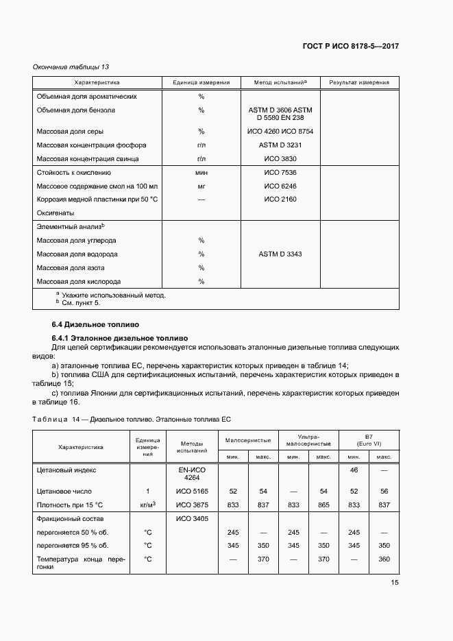 Страница 19 ГОСТ Р ИСО 8178-5-2017
