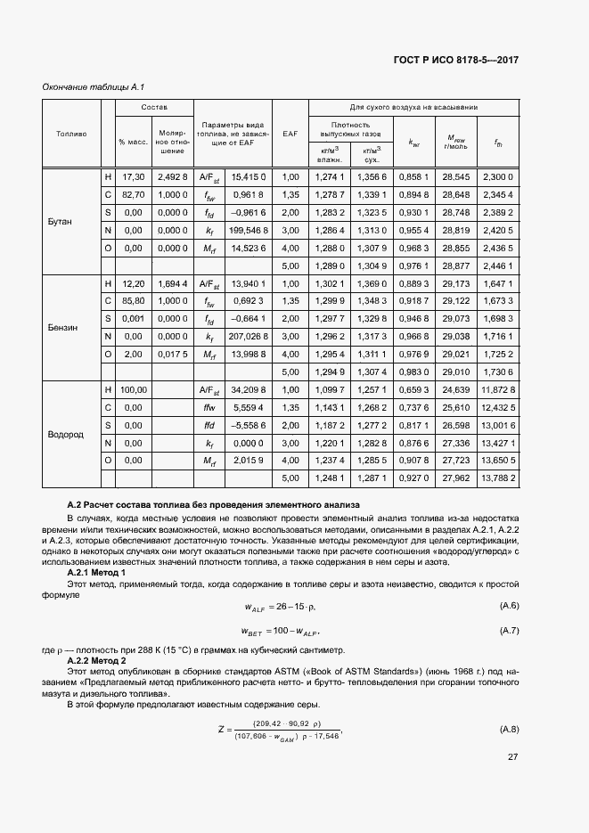 Страница 31 ГОСТ Р ИСО 8178-5-2017
