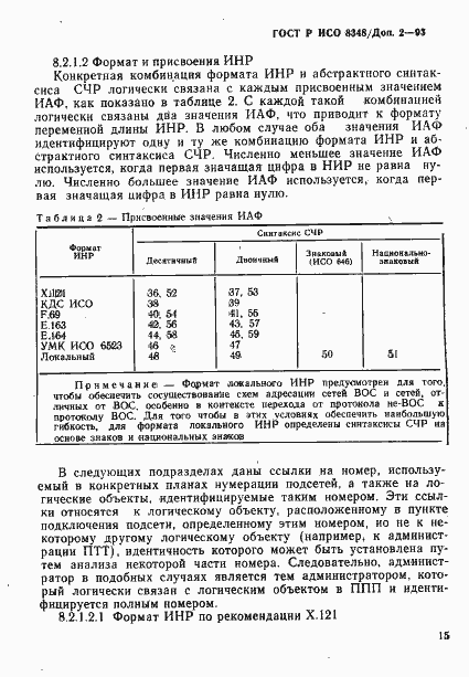 Страница 18 ГОСТ Р ИСО 8348/Доп. 2-93