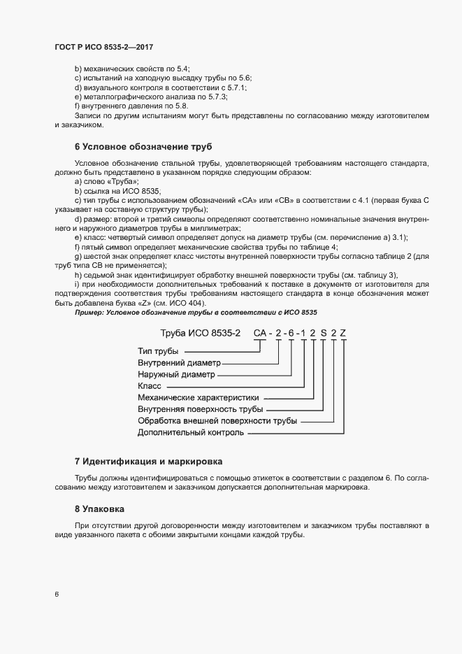 Страница 10 ГОСТ Р ИСО 8535-2-2017